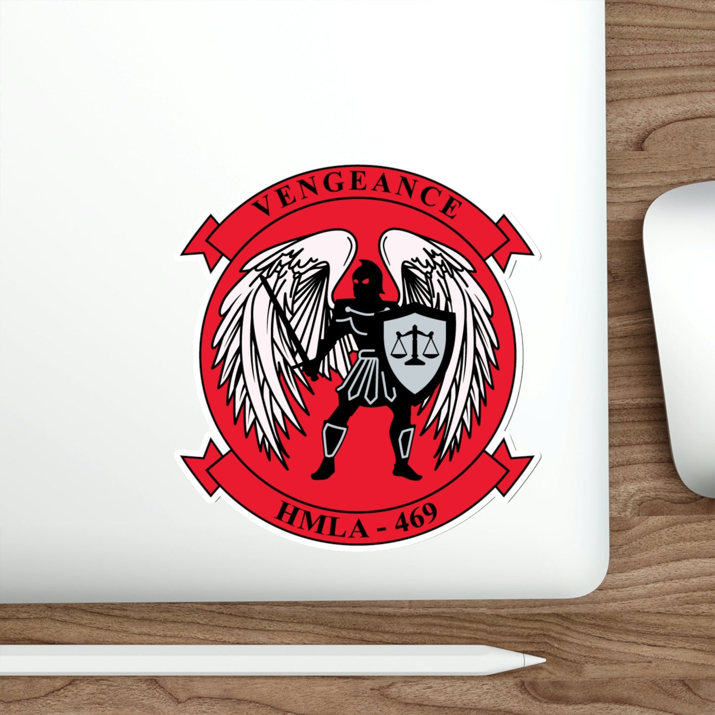 HMLA 469 Vengeance v2 (USMC) STICKER Vinyl Die-Cut Decal-The Sticker Space