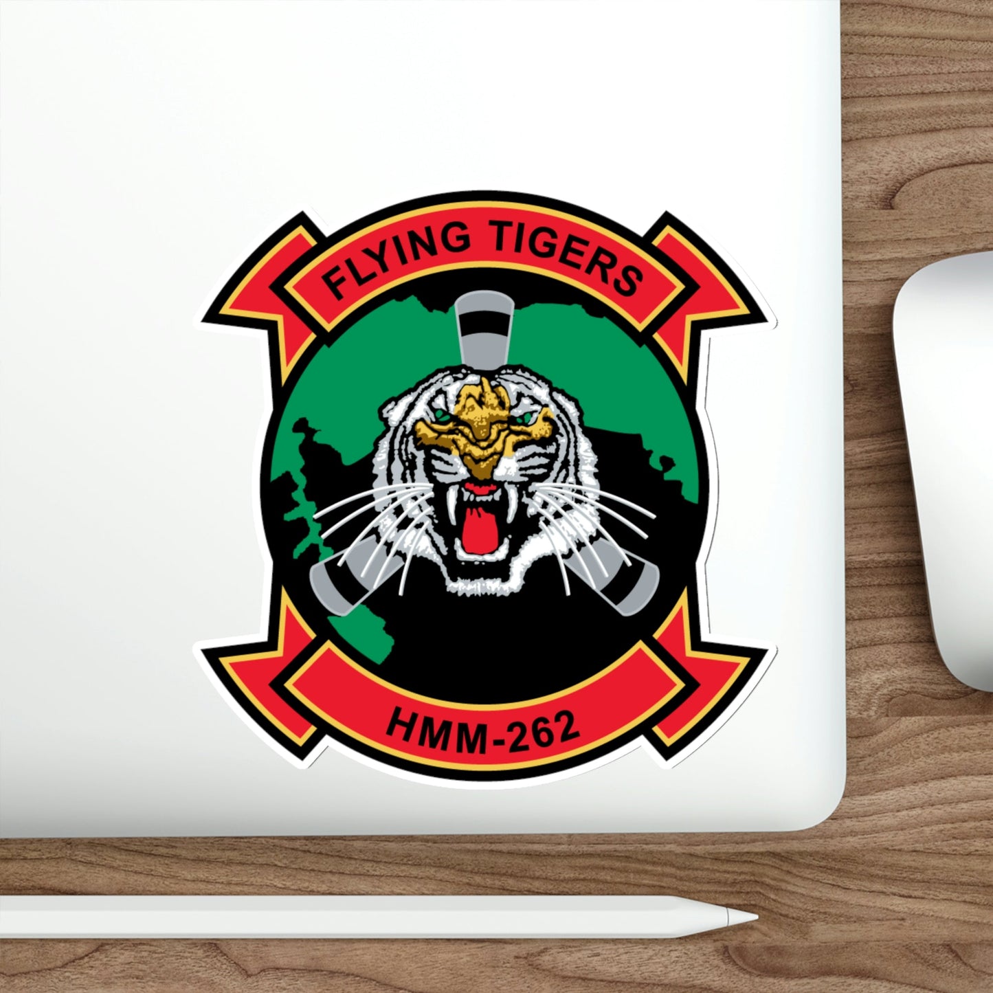 HMM 262 Flying Tigers (USMC) STICKER Vinyl Die-Cut Decal-The Sticker Space