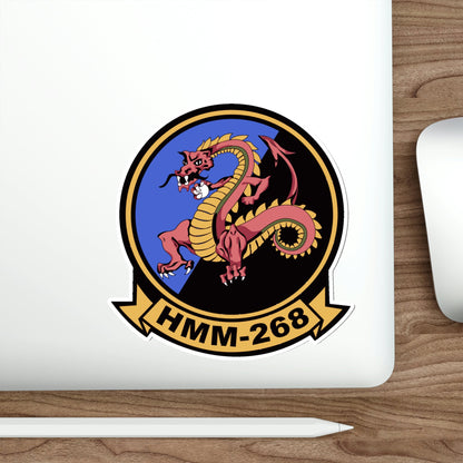 HMM 268 (USMC) STICKER Vinyl Die-Cut Decal-The Sticker Space