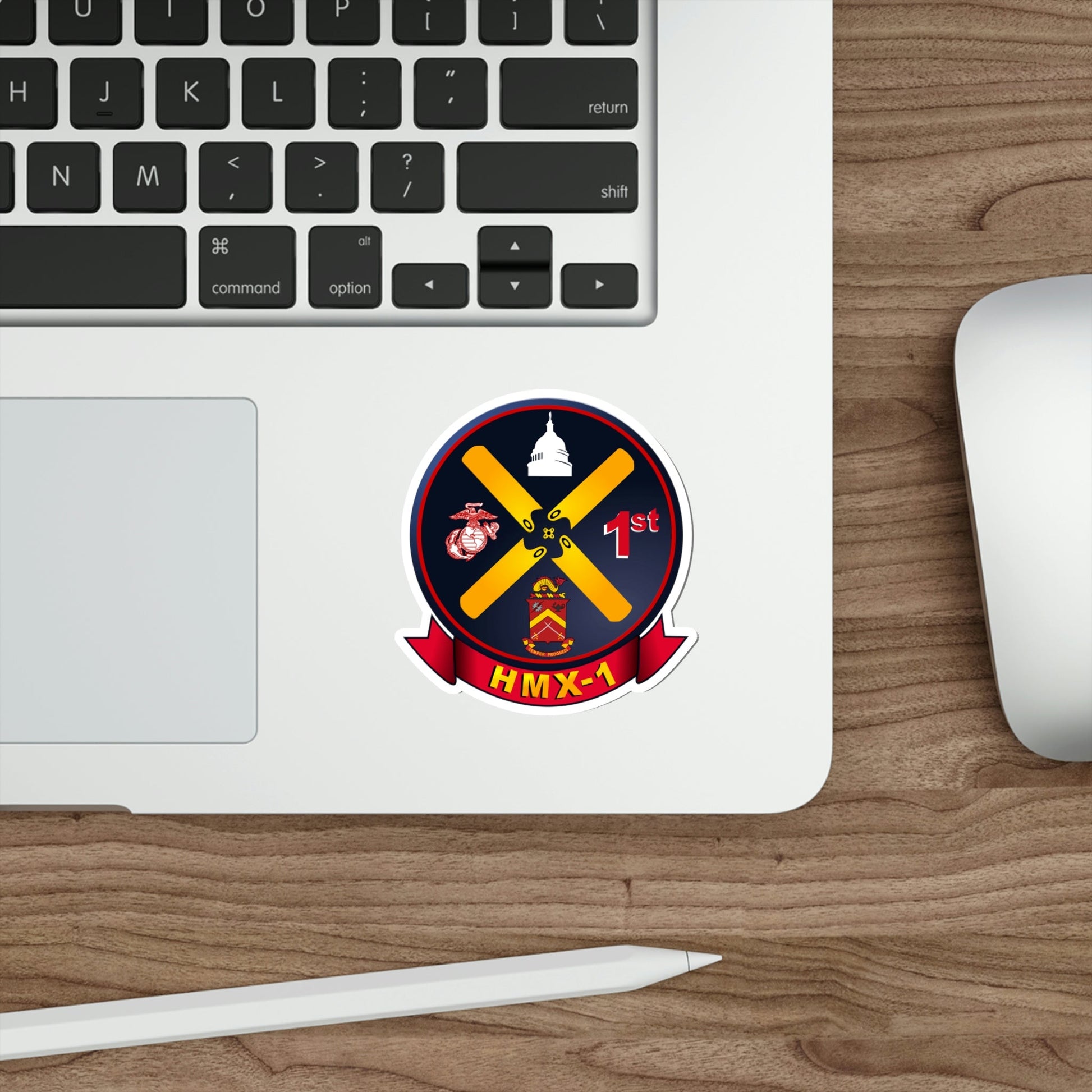 HMX 1 (USMC) STICKER Vinyl Die-Cut Decal-The Sticker Space