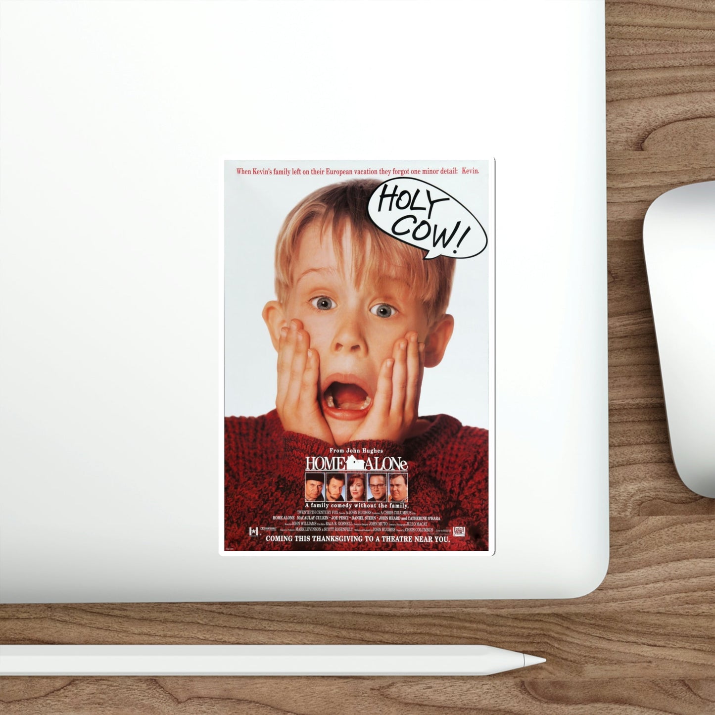 Home Alone 1990 Movie Poster STICKER Vinyl Die-Cut Decal-The Sticker Space