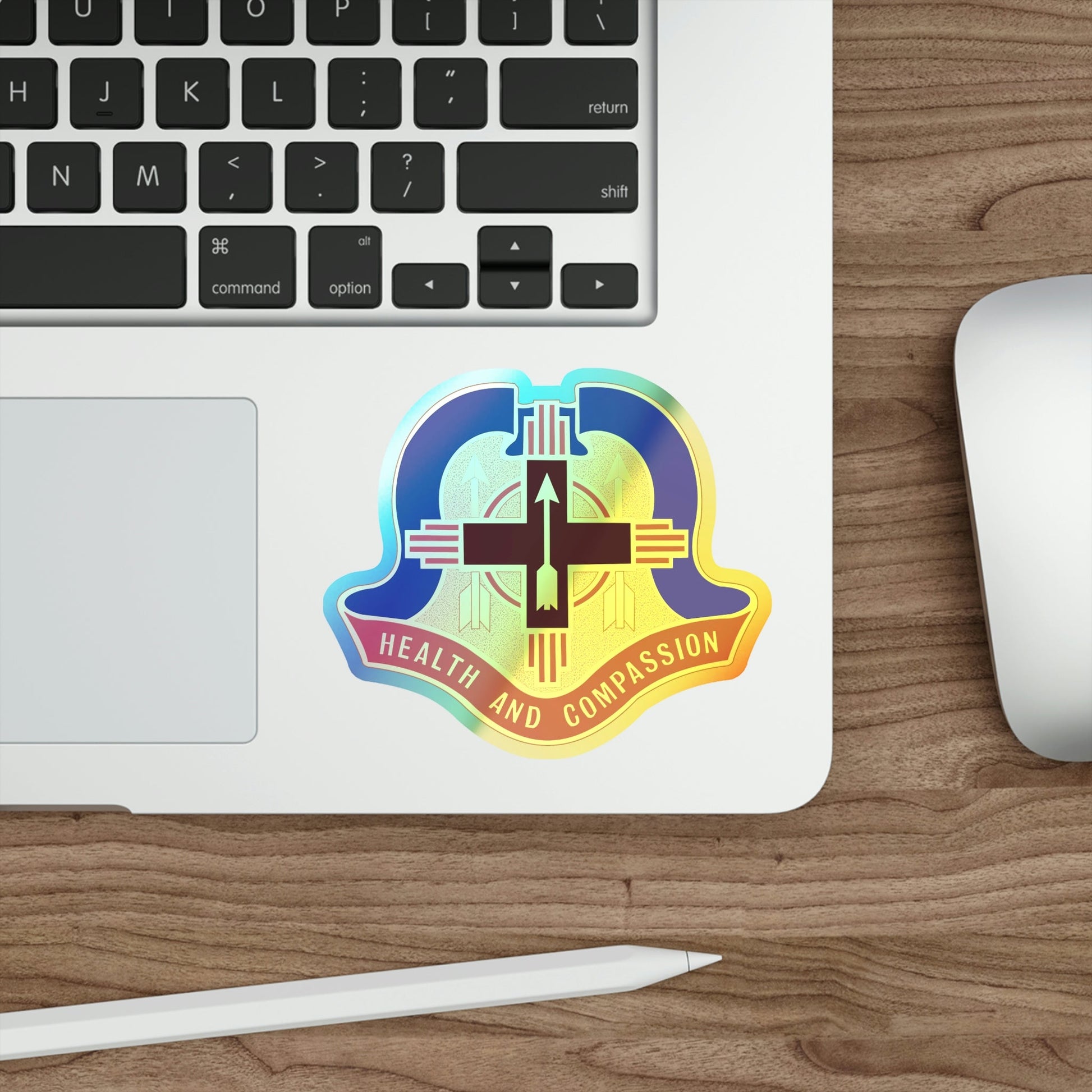 Hospital Sandia Base (U.S. Army) Holographic STICKER Die-Cut Vinyl Decal-The Sticker Space