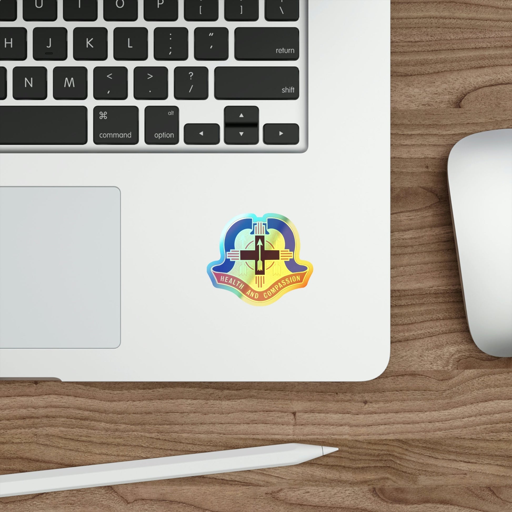 Hospital Sandia Base (U.S. Army) Holographic STICKER Die-Cut Vinyl Decal-The Sticker Space