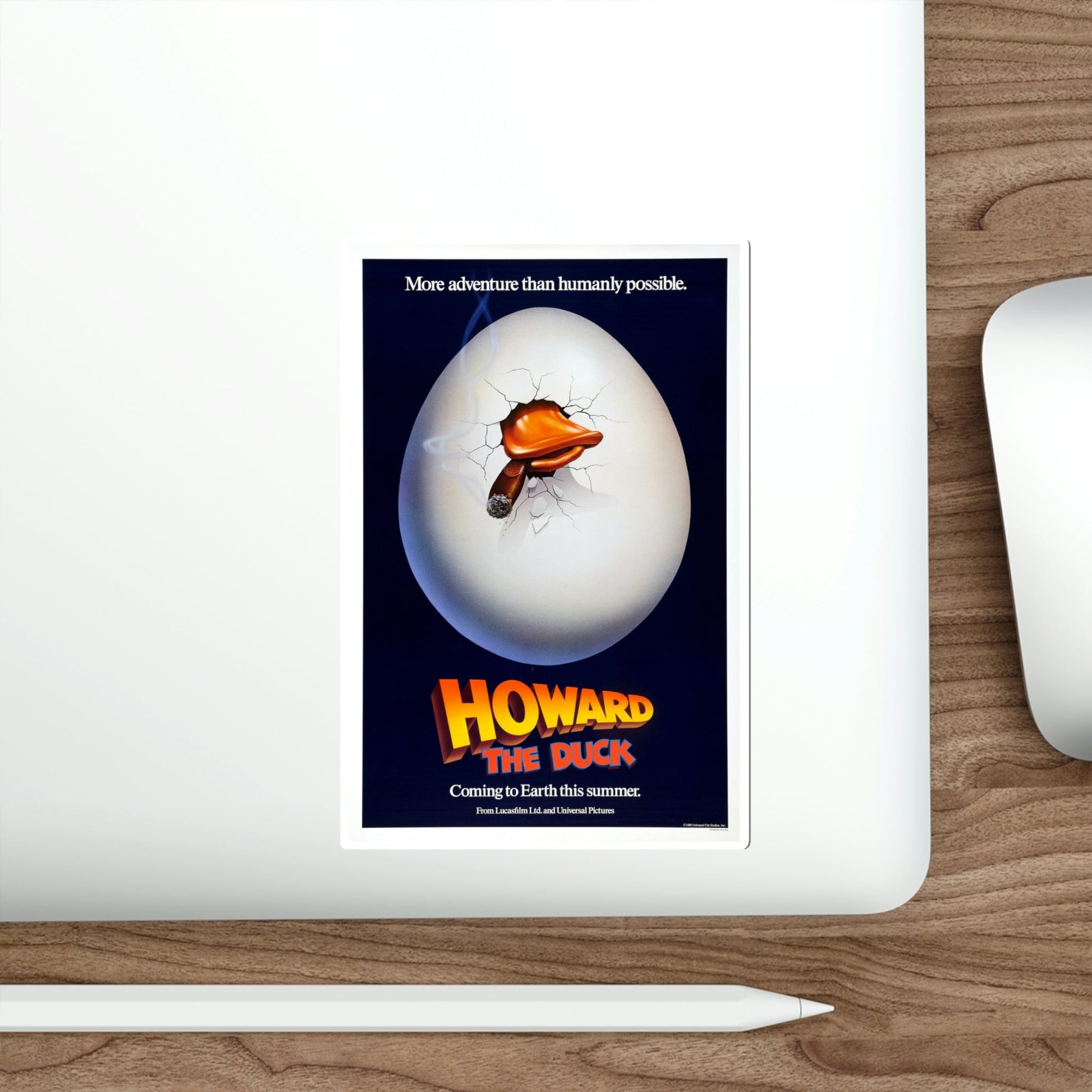 Howard the Duck 1986 Movie Poster STICKER Vinyl Die-Cut Decal-The Sticker Space