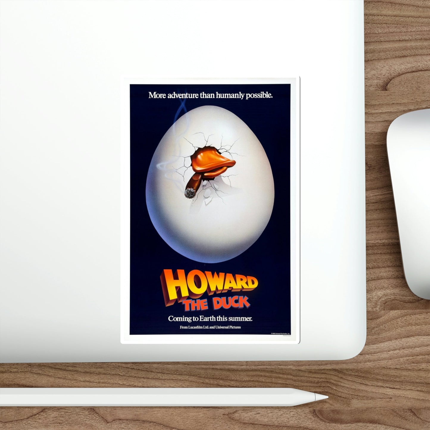 Howard the Duck 1986 Movie Poster STICKER Vinyl Die-Cut Decal-The Sticker Space