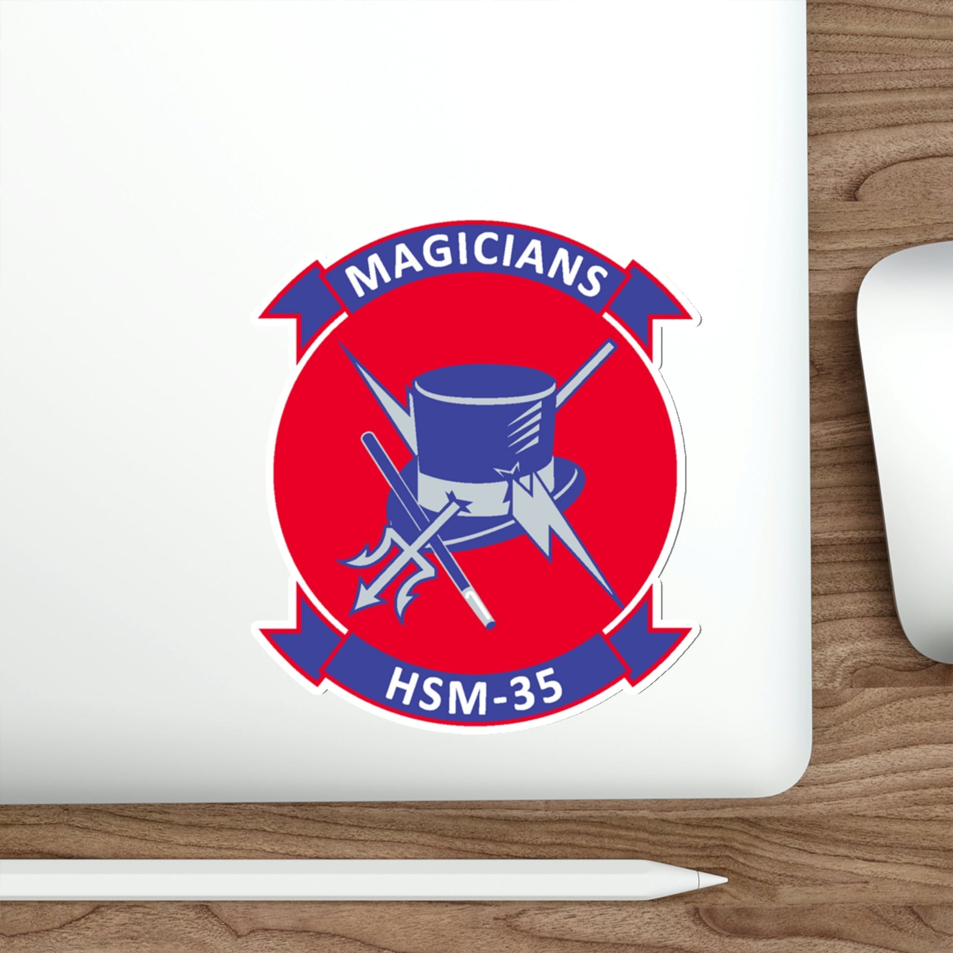 HSM 35 Magicians (U.S. Navy) STICKER Vinyl Die-Cut Decal-The Sticker Space