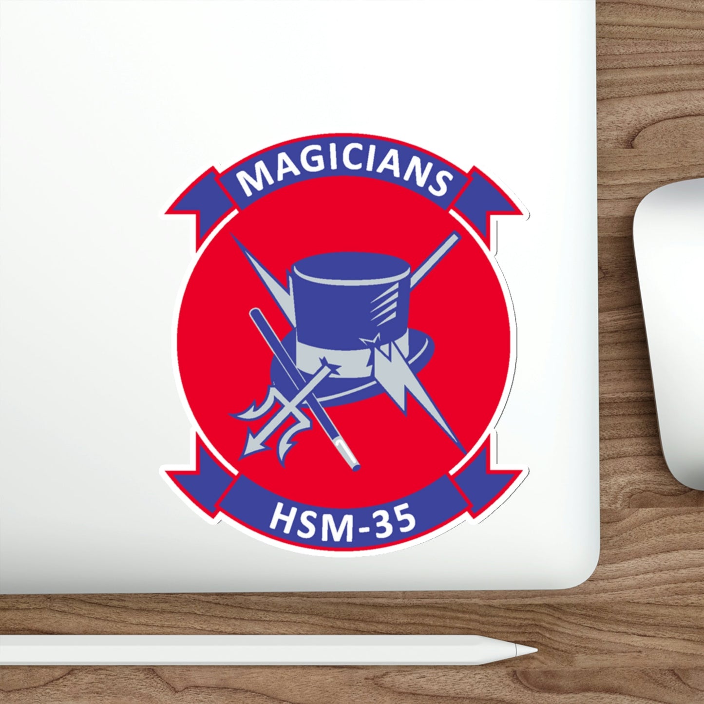 HSM 35 Magicians (U.S. Navy) STICKER Vinyl Die-Cut Decal-The Sticker Space