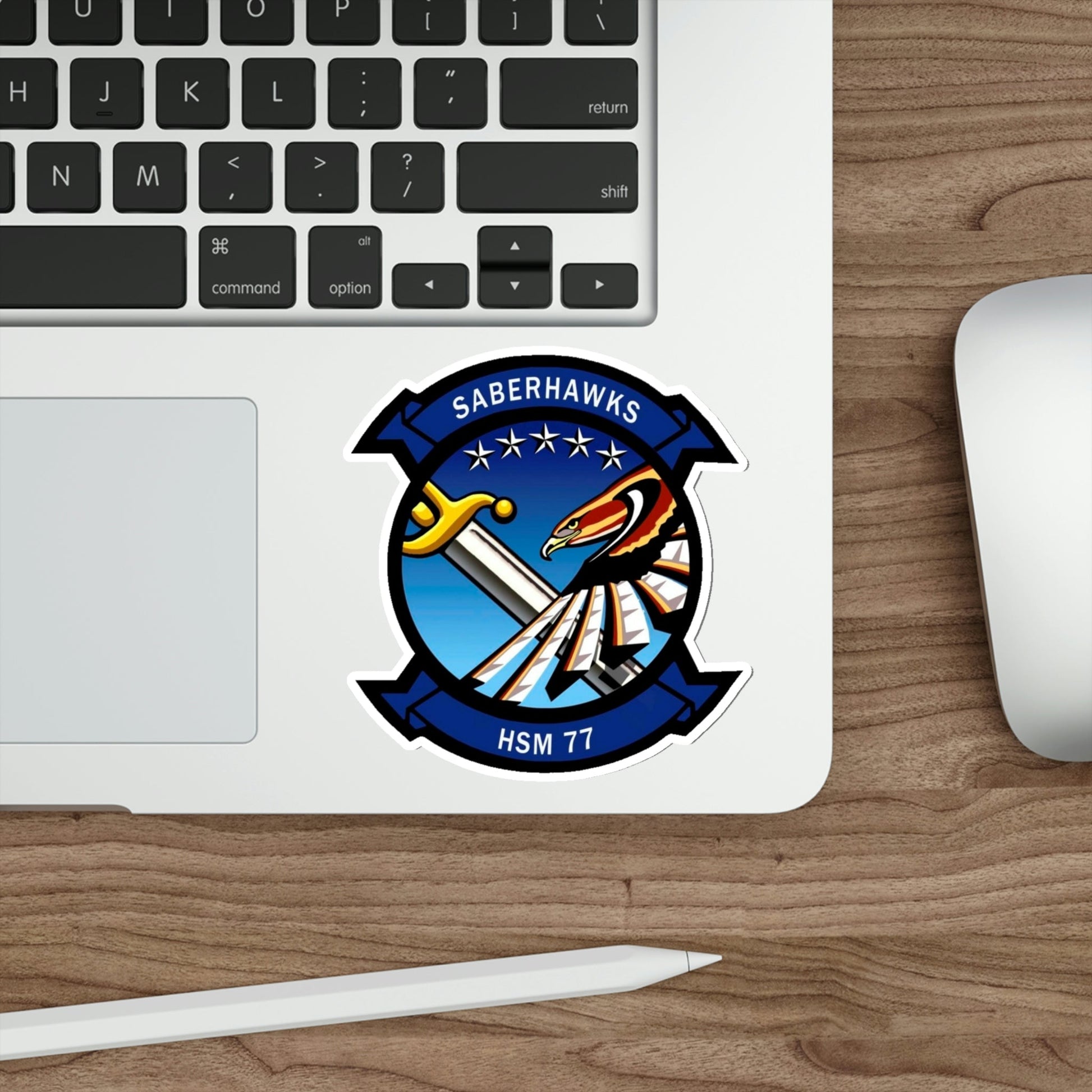 HSM 77 Helicopter Maritime Strike Squadron 77 (U.S. Navy) STICKER Vinyl Die-Cut Decal-The Sticker Space