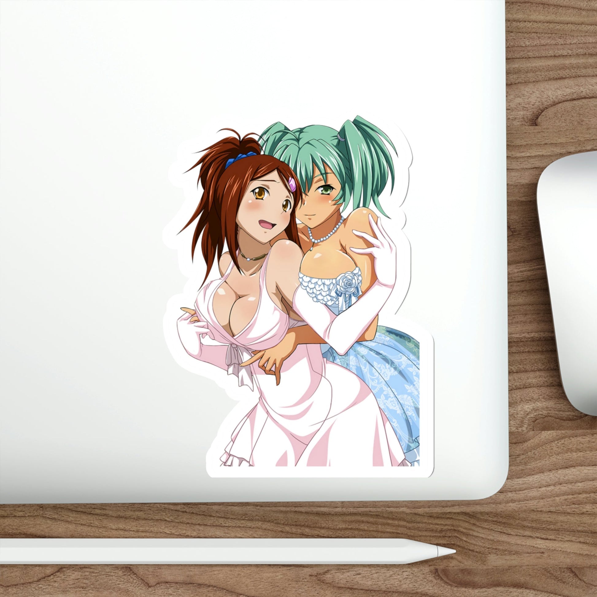 Ikkitousen - Bachou Mouki and Ryofu Housen (Anime/Ecchi/Waifu) STICKER Vinyl Die-Cut Decal-The Sticker Space