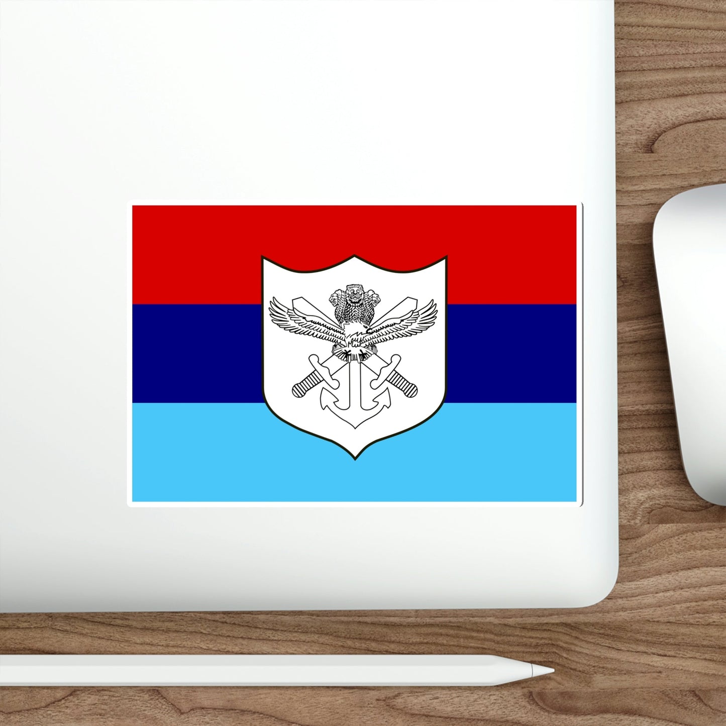 Indian Armed Forces Flag (India) STICKER Vinyl Die-Cut Decal-The Sticker Space