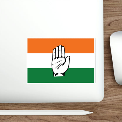 Indian National Congress Flag (India) STICKER Vinyl Die-Cut Decal-The Sticker Space