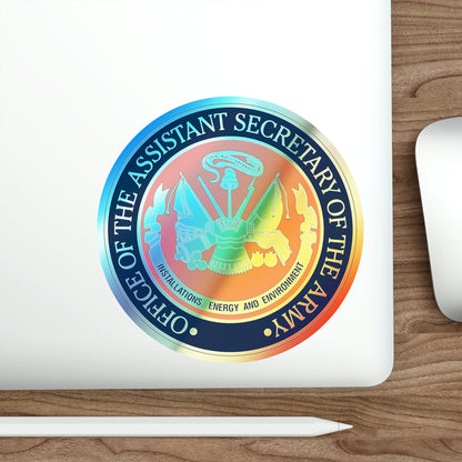 Installations Energy and Environment (U.S. Army) Holographic STICKER Die-Cut Vinyl Decal-The Sticker Space