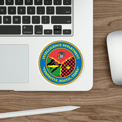 Intelligence Department Tempestus Hostis Terra (USMC) STICKER Vinyl Die-Cut Decal-The Sticker Space