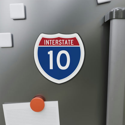 Interstate 10 (U.S. Highways) Die-Cut Magnet-The Sticker Space