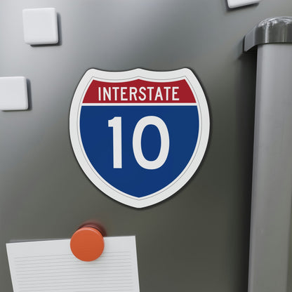 Interstate 10 (U.S. Highways) Die-Cut Magnet-The Sticker Space