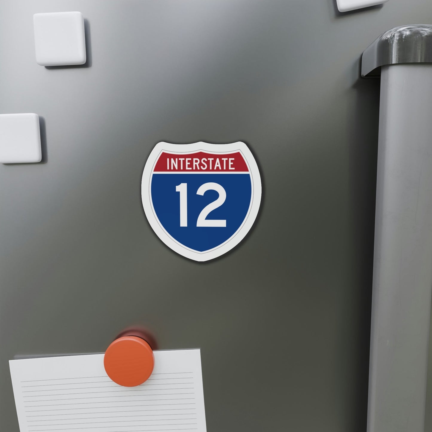 Interstate 12 (U.S. Highways) Die-Cut Magnet-The Sticker Space