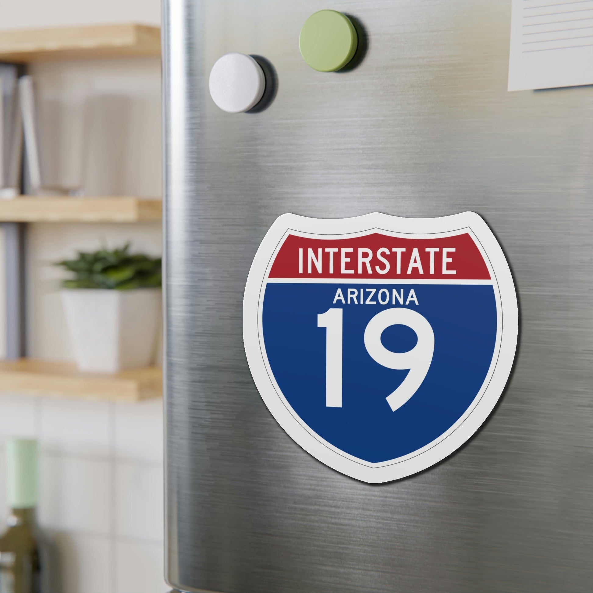 Interstate 19 (U.S. Highways) Die-Cut Magnet-The Sticker Space