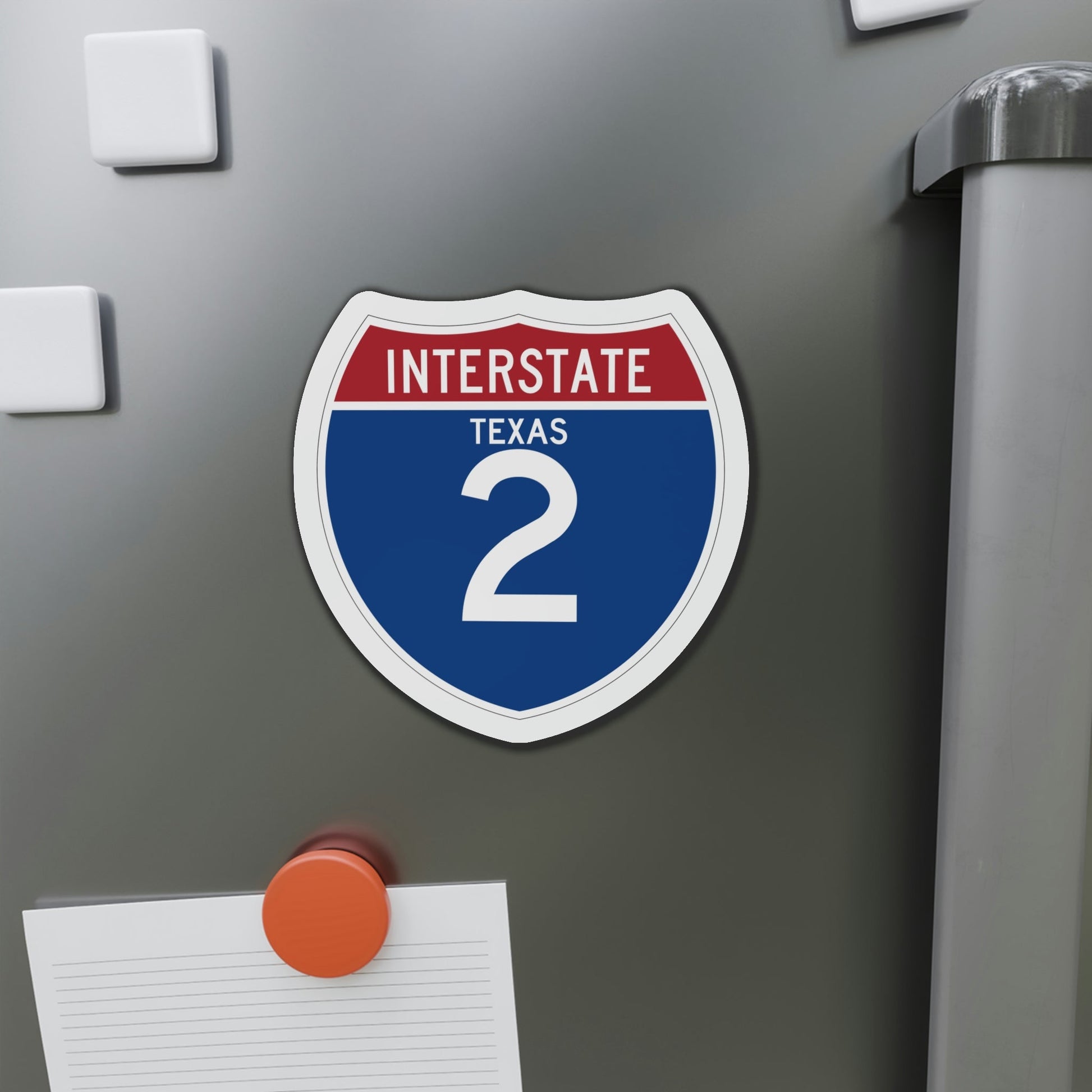 Interstate 2 (U.S. Highways) Die-Cut Magnet-The Sticker Space