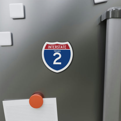 Interstate 2 (U.S. Highways) Die-Cut Magnet-The Sticker Space