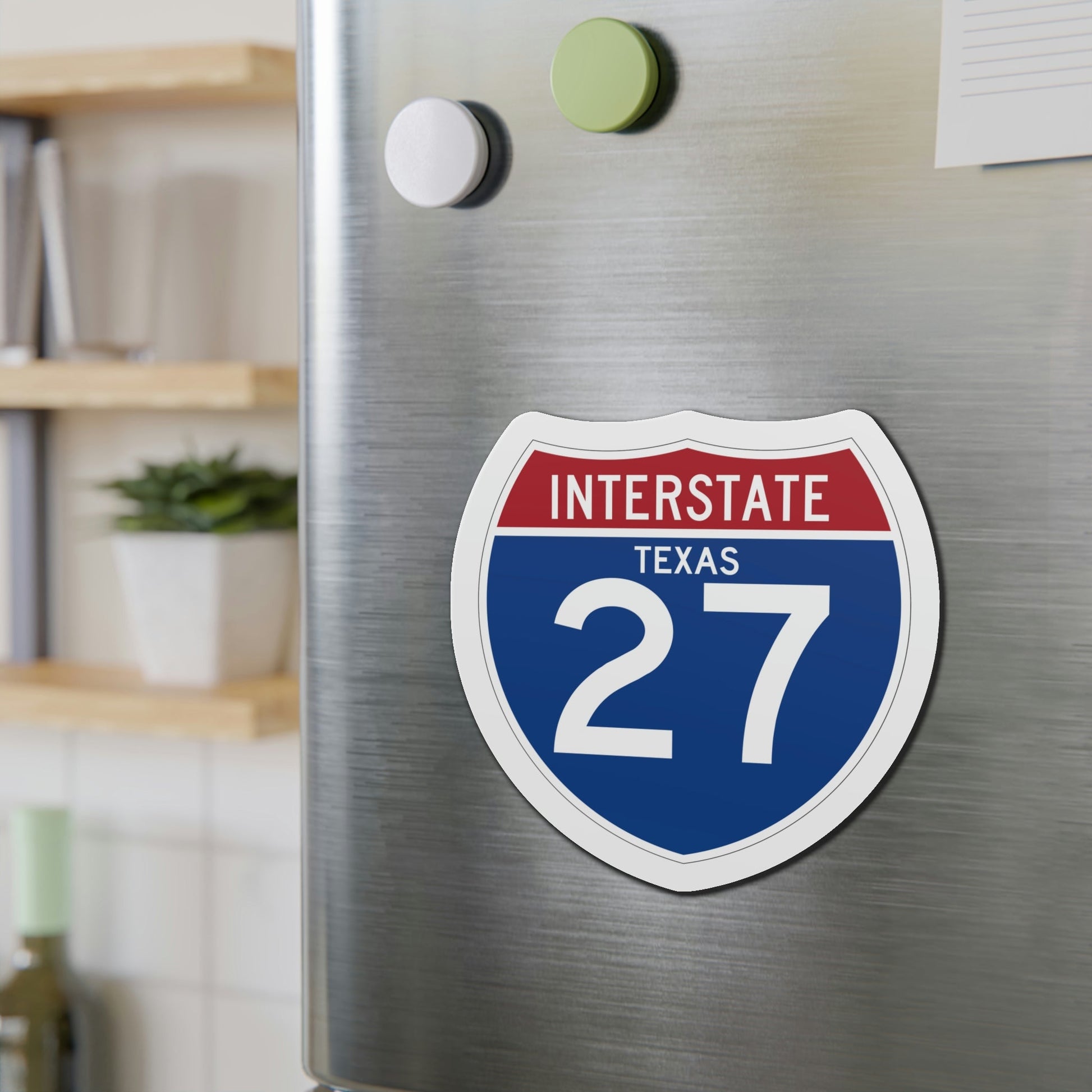 Interstate 27 (U.S. Highways) Die-Cut Magnet-The Sticker Space