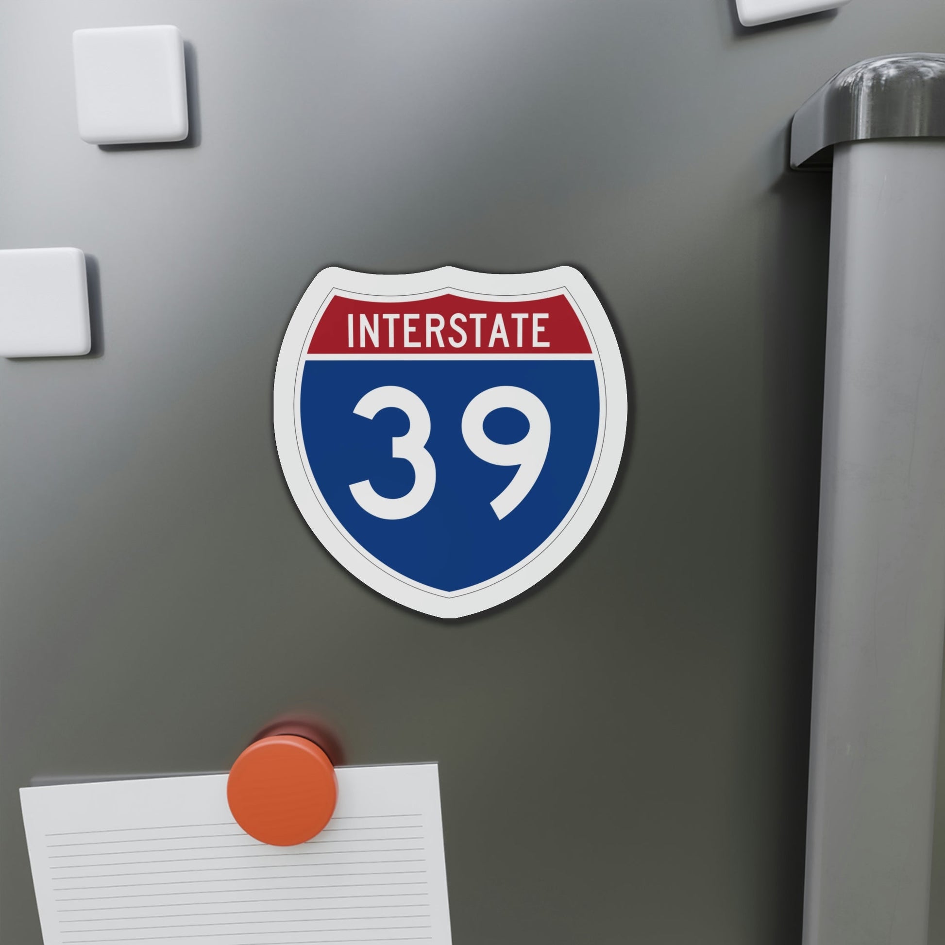 Interstate 39 (U.S. Highways) Die-Cut Magnet-The Sticker Space