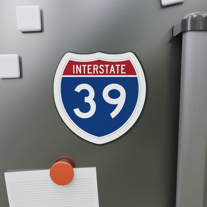 Interstate 39 (U.S. Highways) Die-Cut Magnet-The Sticker Space