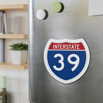 Interstate 39 (U.S. Highways) Die-Cut Magnet-The Sticker Space