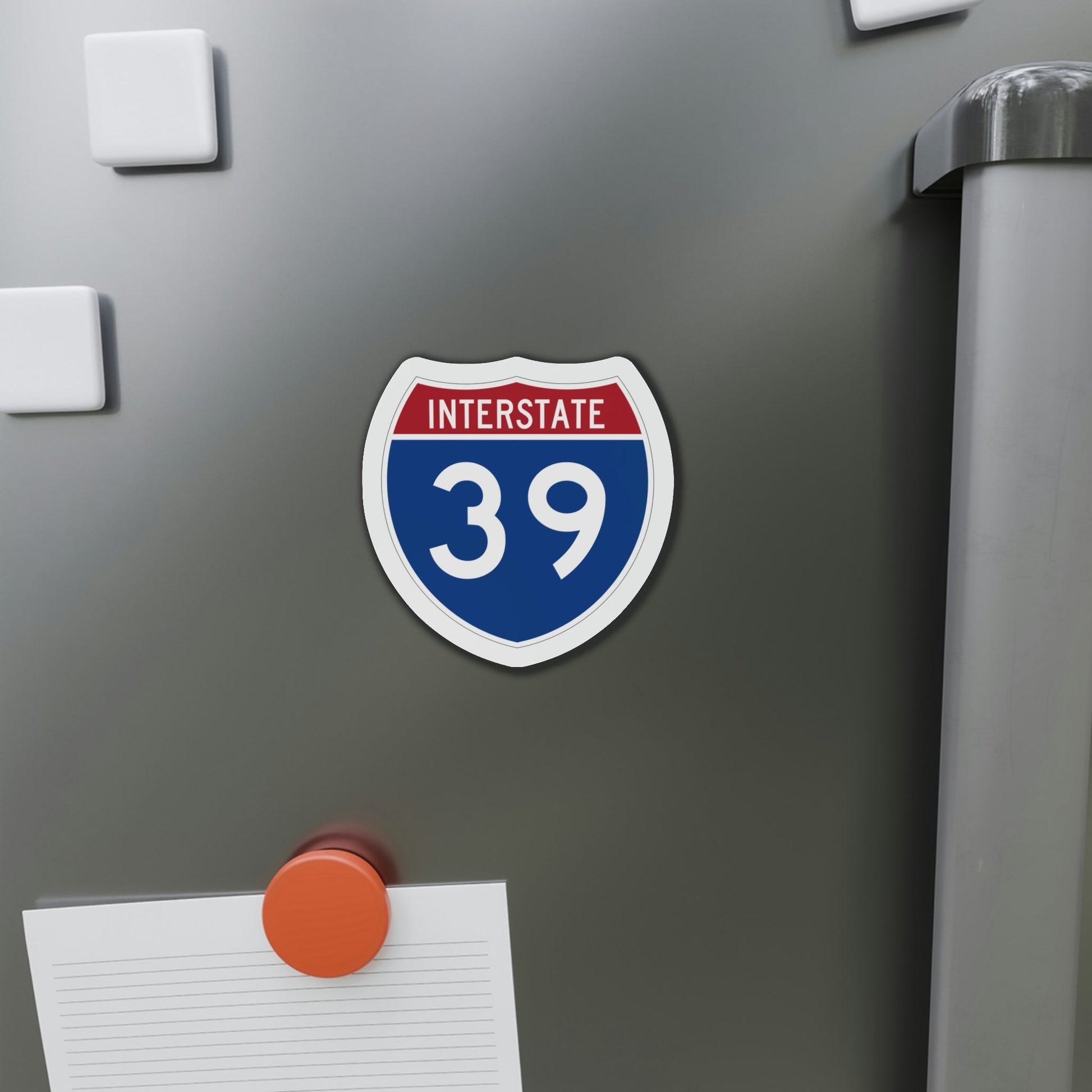 Interstate 39 (U.S. Highways) Die-Cut Magnet-The Sticker Space