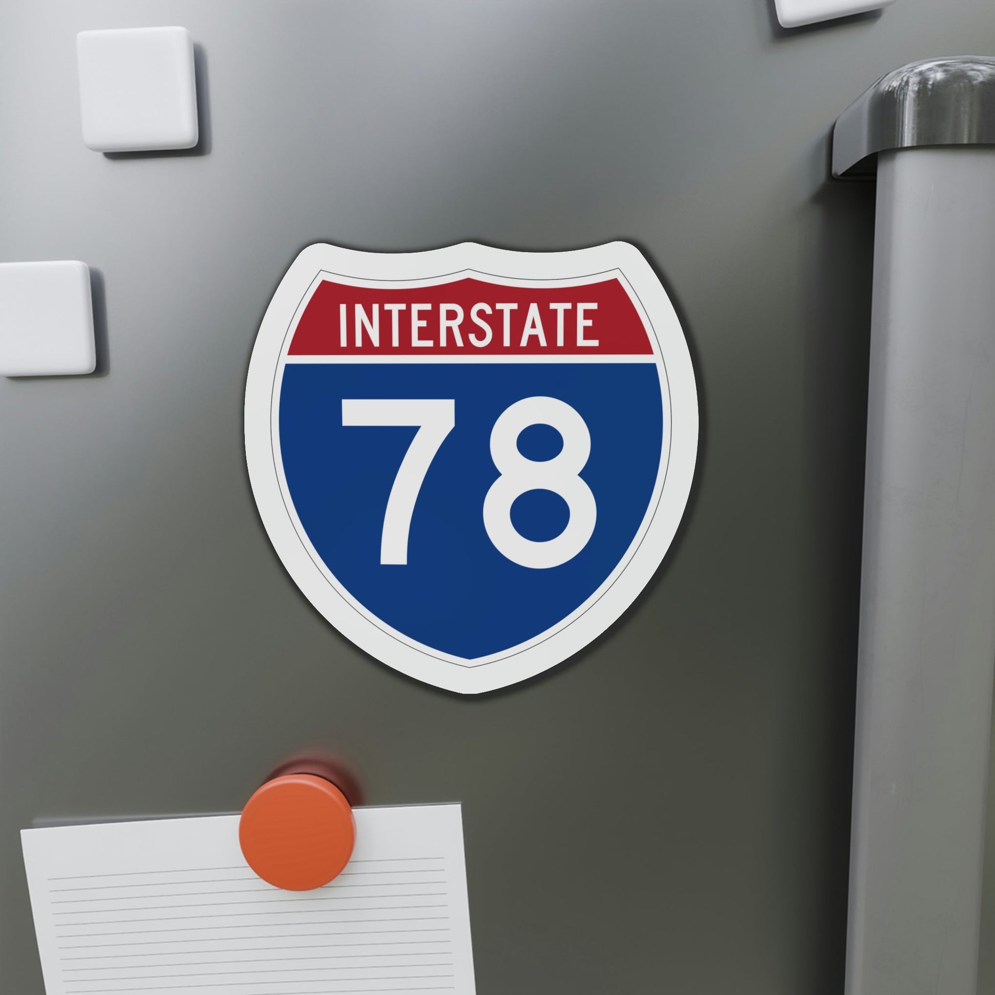 Interstate 78 (U.S. Highways) Die-Cut Magnet-The Sticker Space