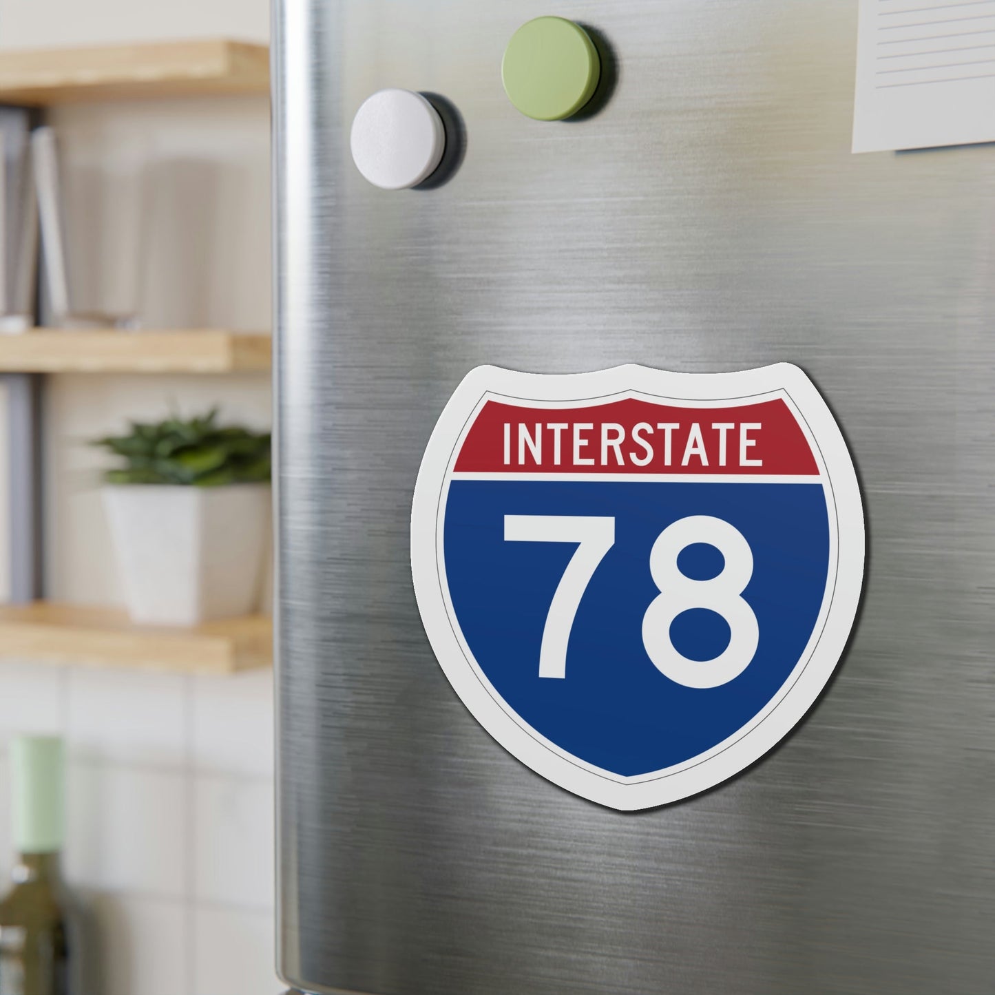 Interstate 78 (U.S. Highways) Die-Cut Magnet-The Sticker Space