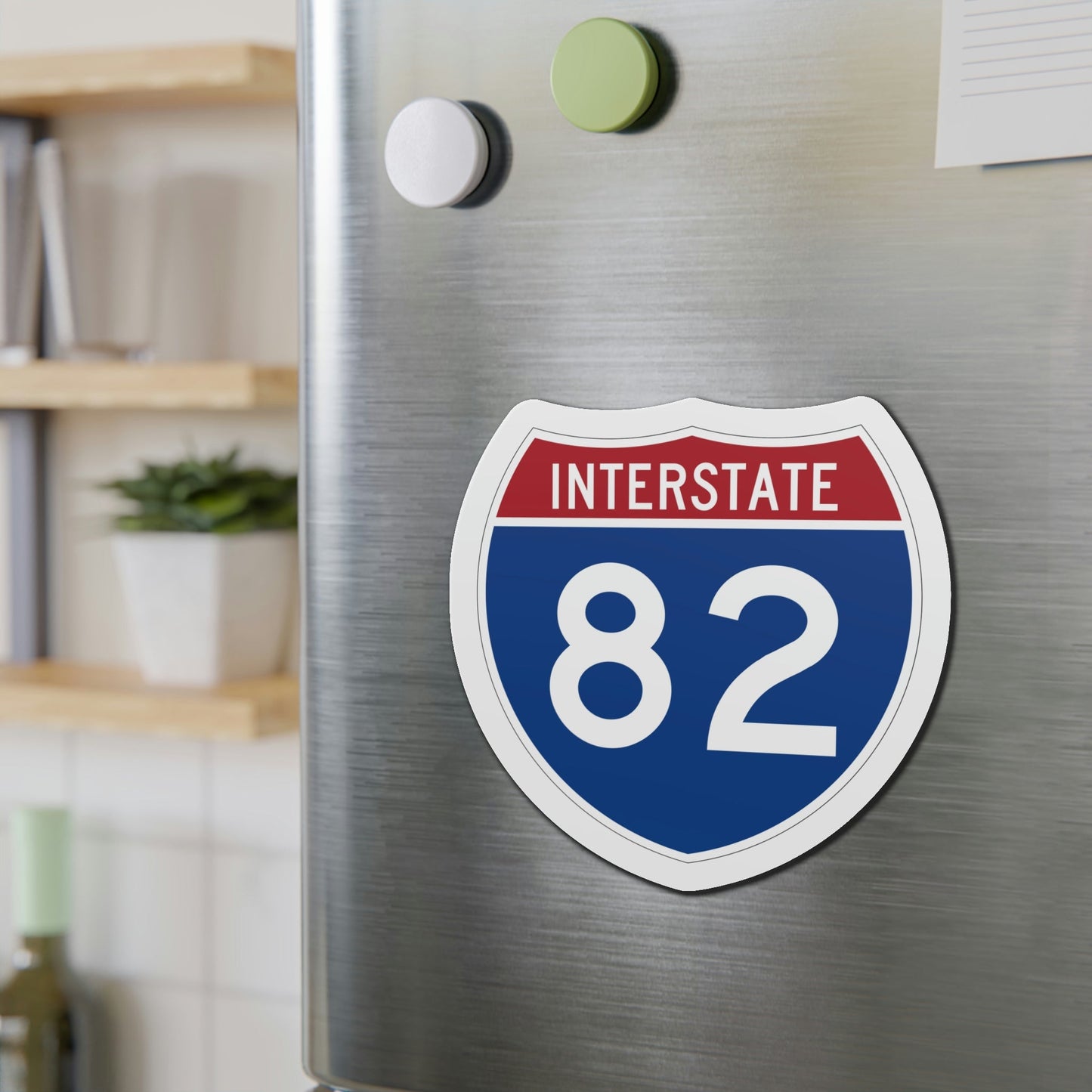 Interstate 82 (U.S. Highways) Die-Cut Magnet-The Sticker Space