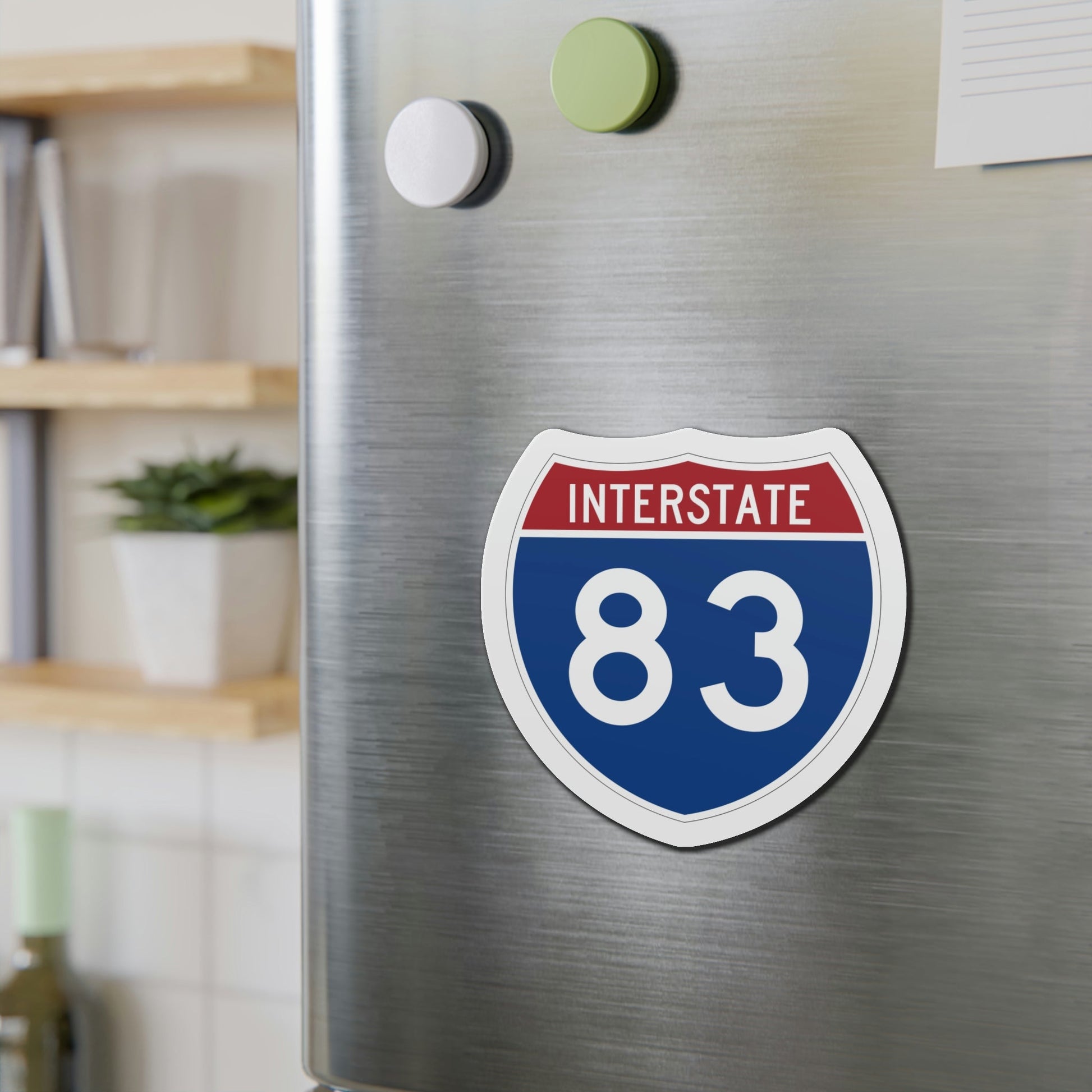 Interstate 83 (U.S. Highways) Die-Cut Magnet-The Sticker Space