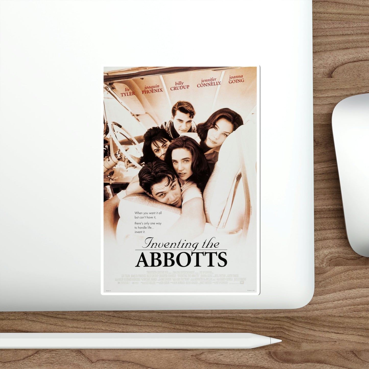 Inventing The Abbotts 1997 Movie Poster STICKER Vinyl Die-Cut Decal-The Sticker Space