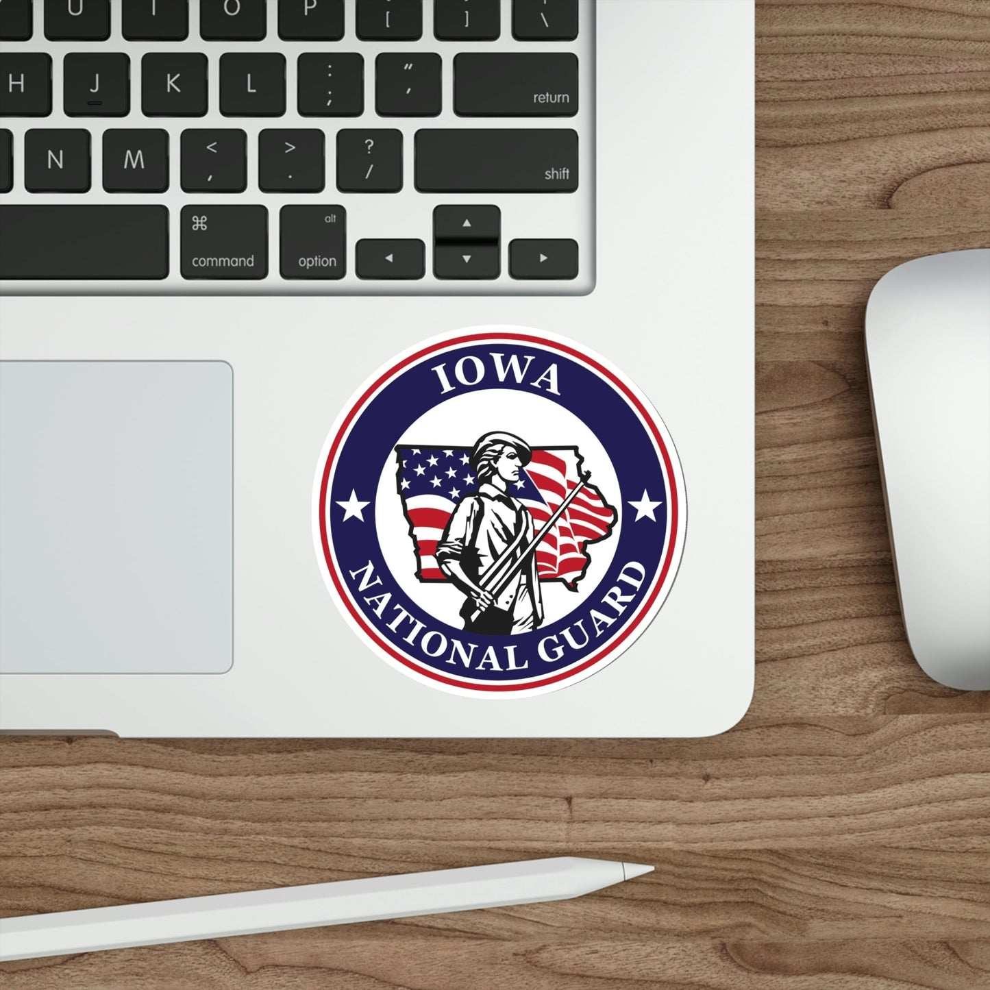 Iowa National Guard STICKER Vinyl Die-Cut Decal-The Sticker Space