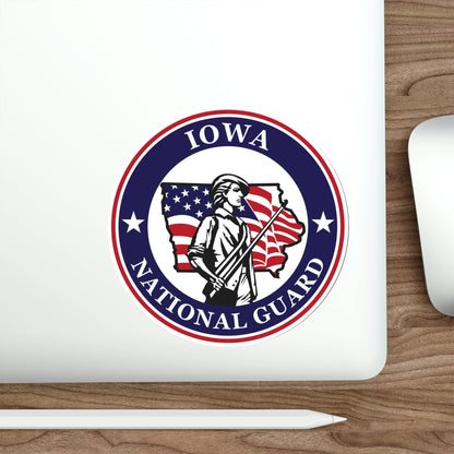 Iowa National Guard STICKER Vinyl Die-Cut Decal-The Sticker Space