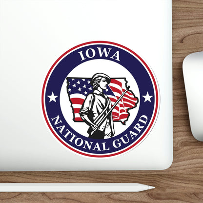 Iowa National Guard STICKER Vinyl Die-Cut Decal-The Sticker Space