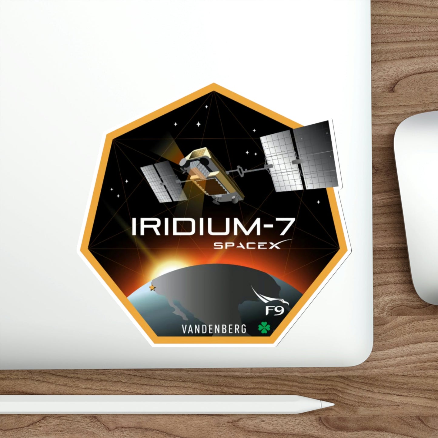 Iridium-7 (SpaceX) STICKER Vinyl Die-Cut Decal-The Sticker Space