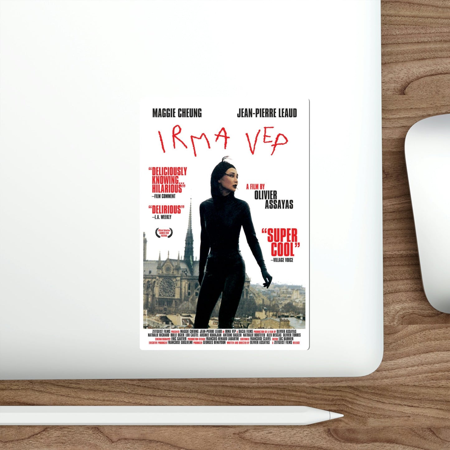 Irma Vep 1997 Movie Poster STICKER Vinyl Die-Cut Decal-The Sticker Space