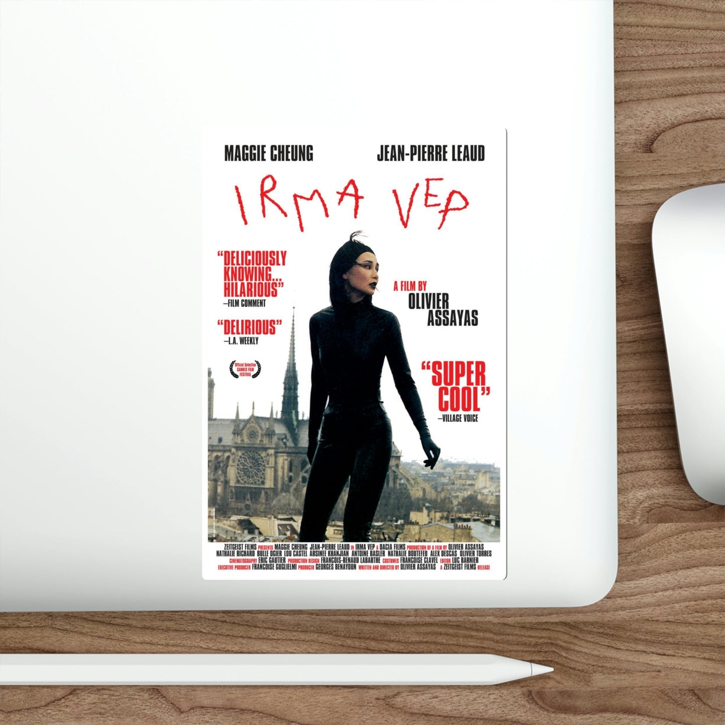 Irma Vep 1997 Movie Poster STICKER Vinyl Die-Cut Decal-The Sticker Space