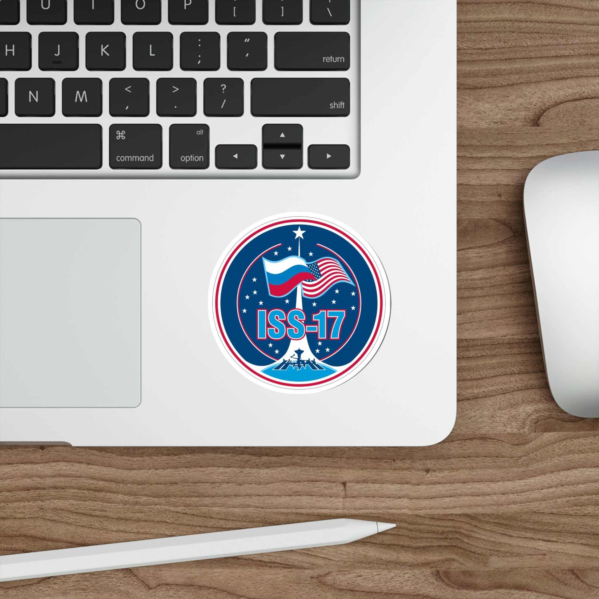 ISS Expedition 17 (NASA) STICKER Vinyl Die-Cut Decal-The Sticker Space