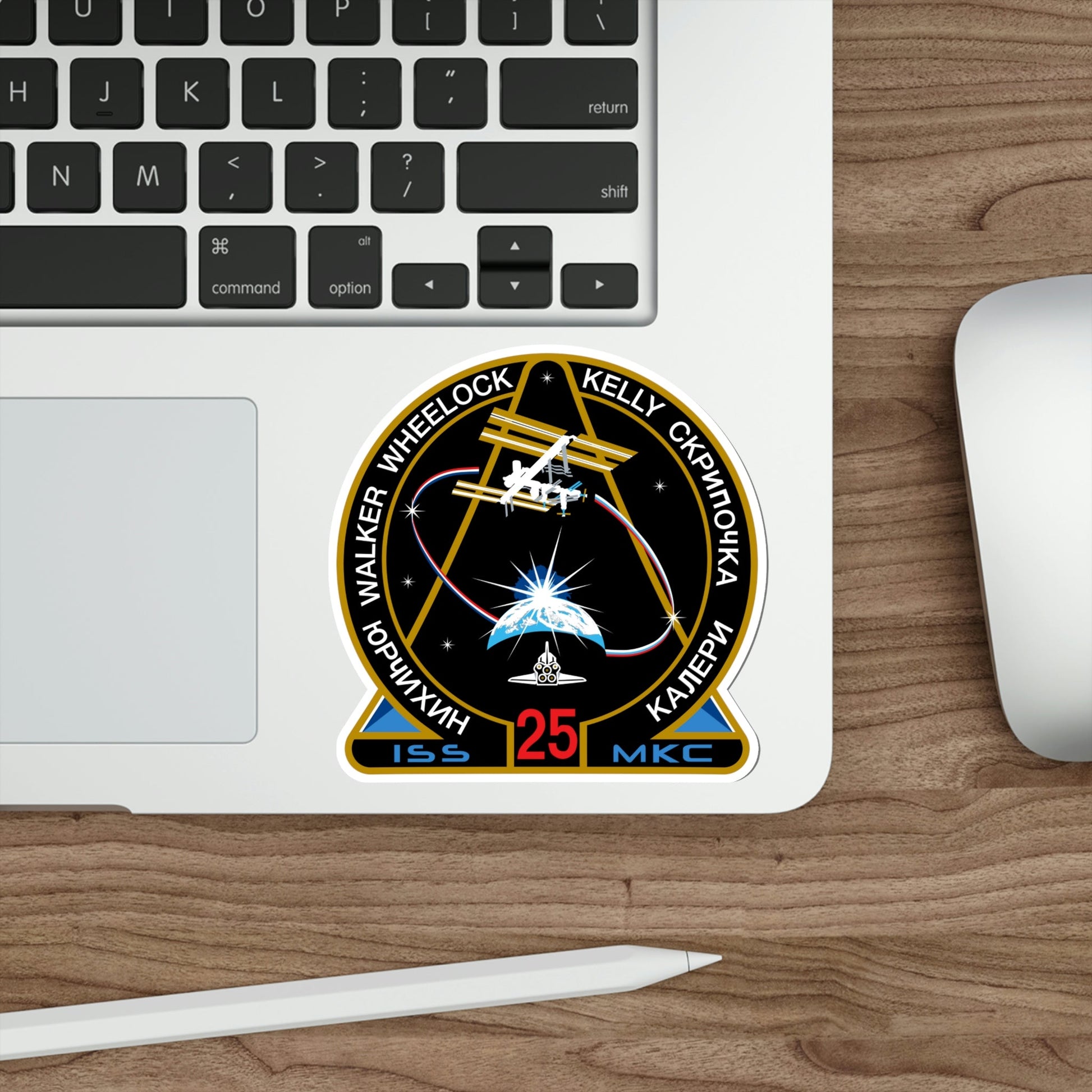 ISS Expedition 25 (NASA) STICKER Vinyl Die-Cut Decal-The Sticker Space