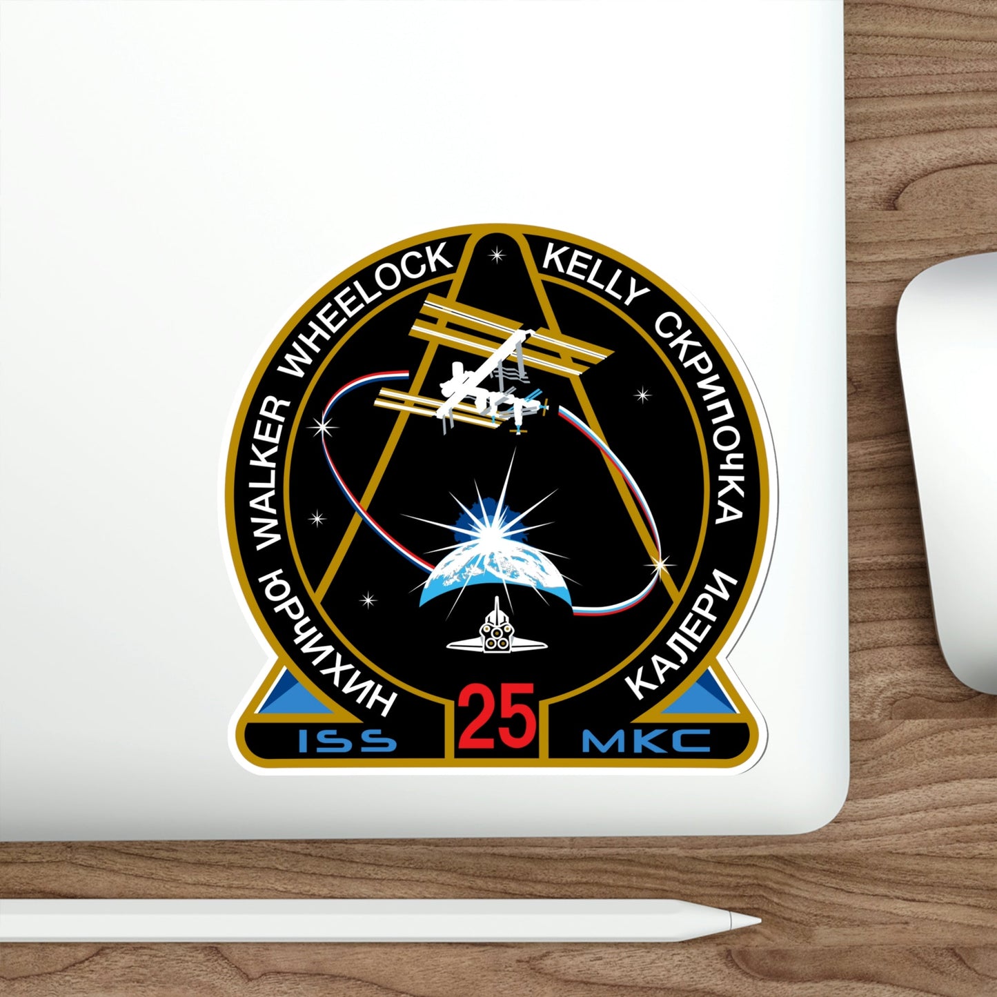 ISS Expedition 25 (NASA) STICKER Vinyl Die-Cut Decal-The Sticker Space