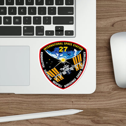 ISS Expedition 27 (NASA) STICKER Vinyl Die-Cut Decal-The Sticker Space