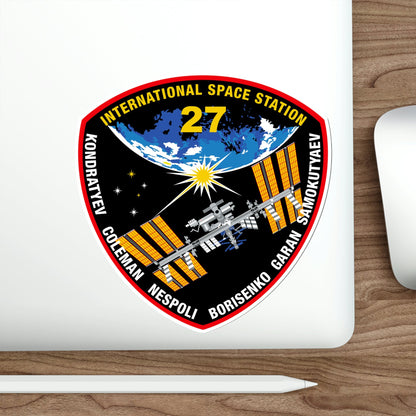 ISS Expedition 27 (NASA) STICKER Vinyl Die-Cut Decal-The Sticker Space