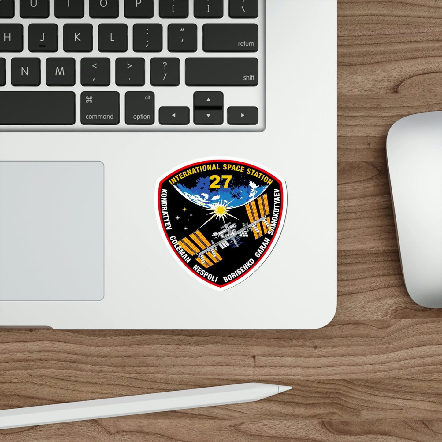 ISS Expedition 27 (NASA) STICKER Vinyl Die-Cut Decal-The Sticker Space