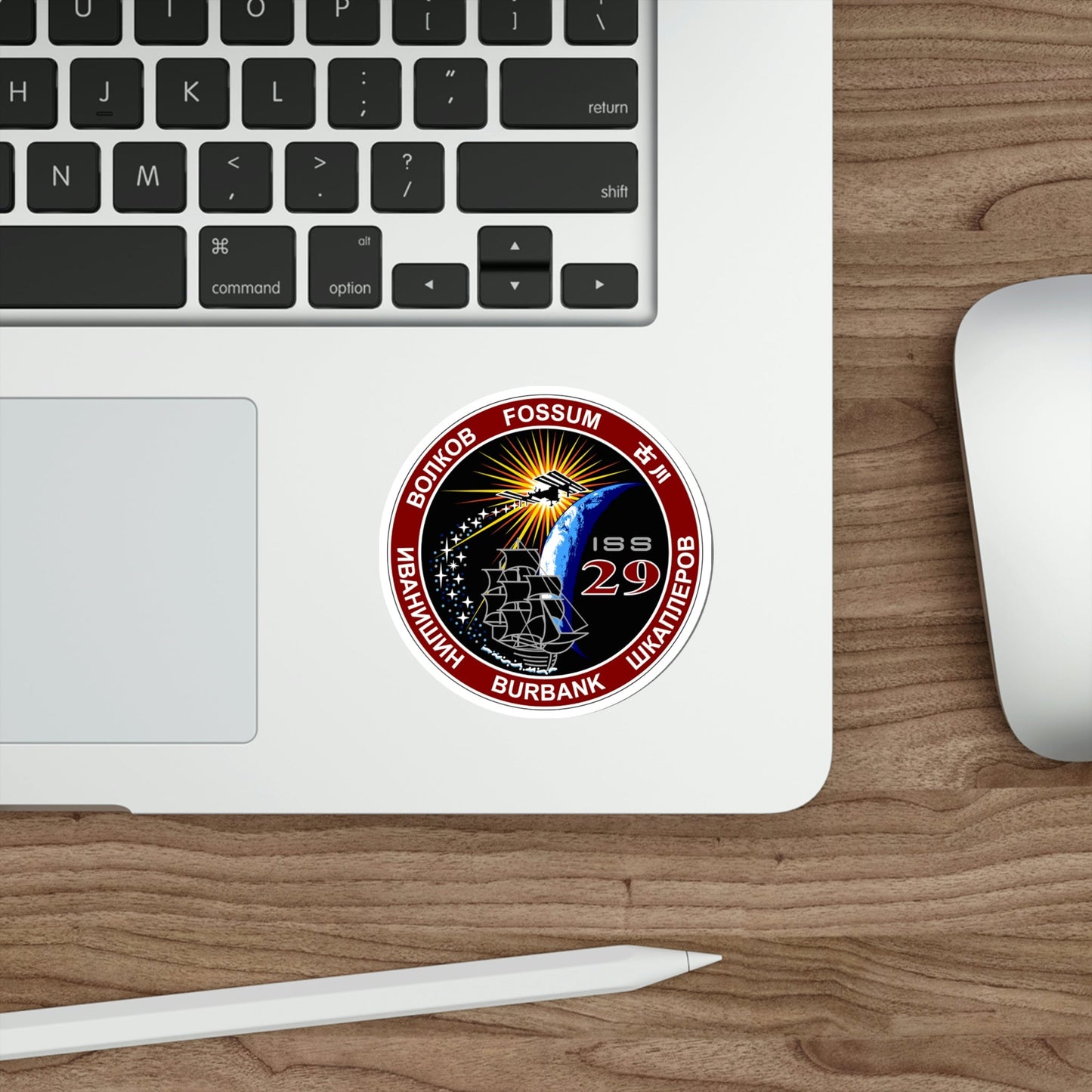 ISS Expedition 29 (NASA) STICKER Vinyl Die-Cut Decal-The Sticker Space