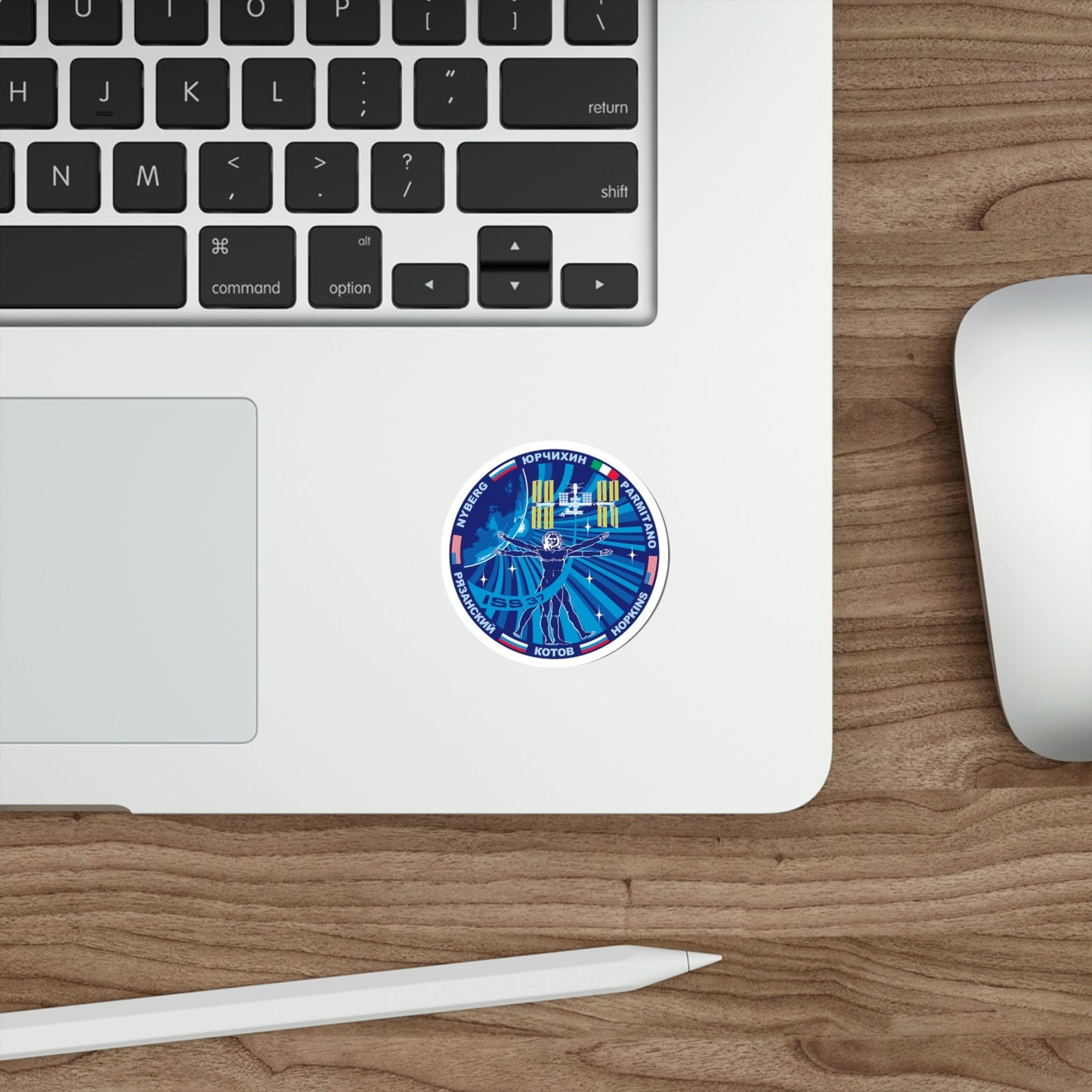 ISS Expedition 37 (NASA) STICKER Vinyl Die-Cut Decal-The Sticker Space