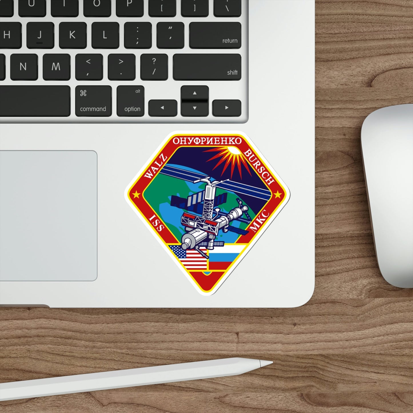 ISS Expedition 4 (NASA) STICKER Vinyl Die-Cut Decal-The Sticker Space