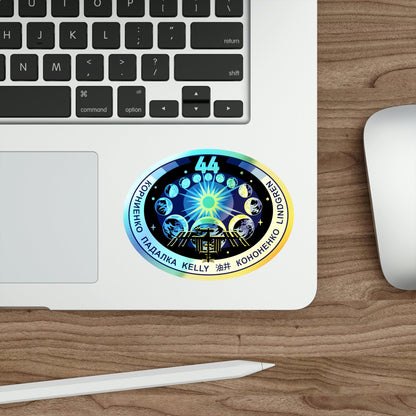 ISS Expedition 44 (NASA) Holographic STICKER Die-Cut Vinyl Decal-The Sticker Space