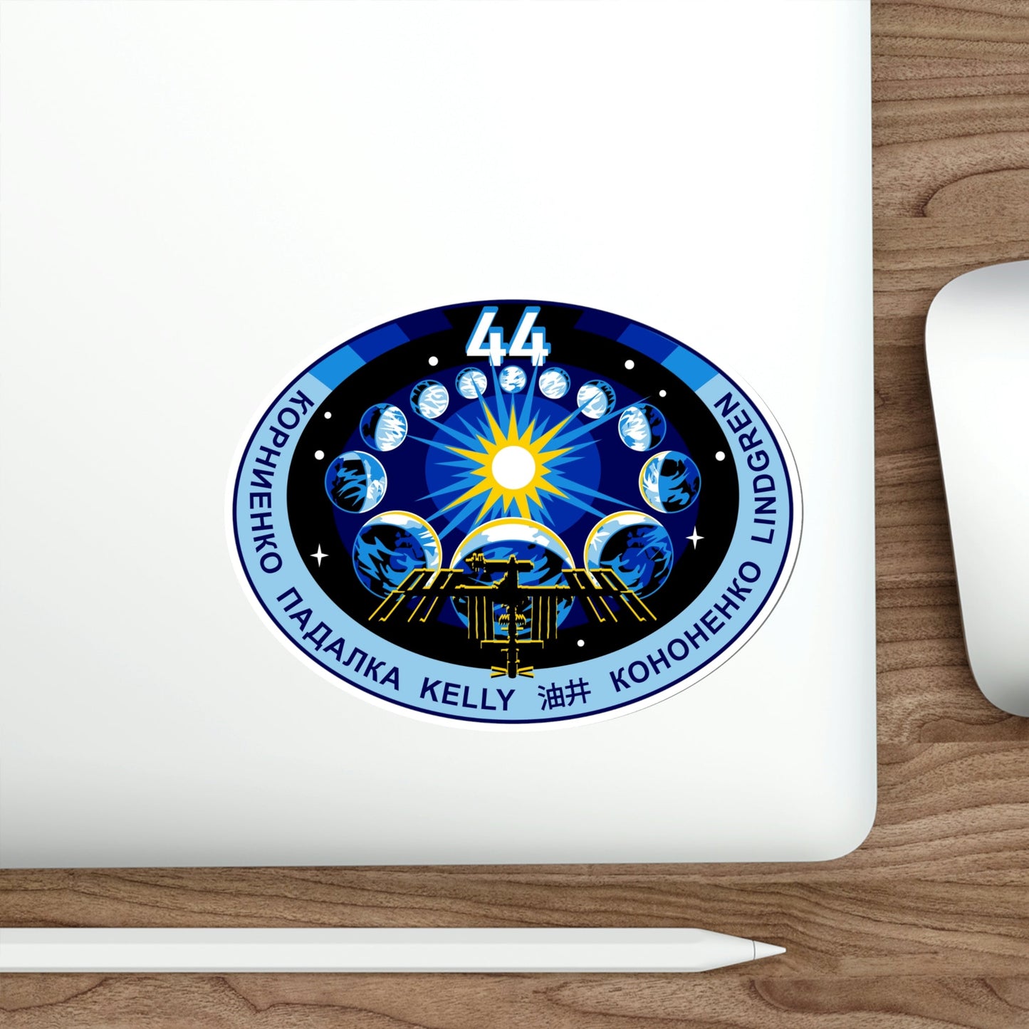 ISS Expedition 44 (NASA) STICKER Vinyl Die-Cut Decal-The Sticker Space